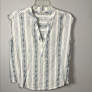 Striped Sleeveless Top